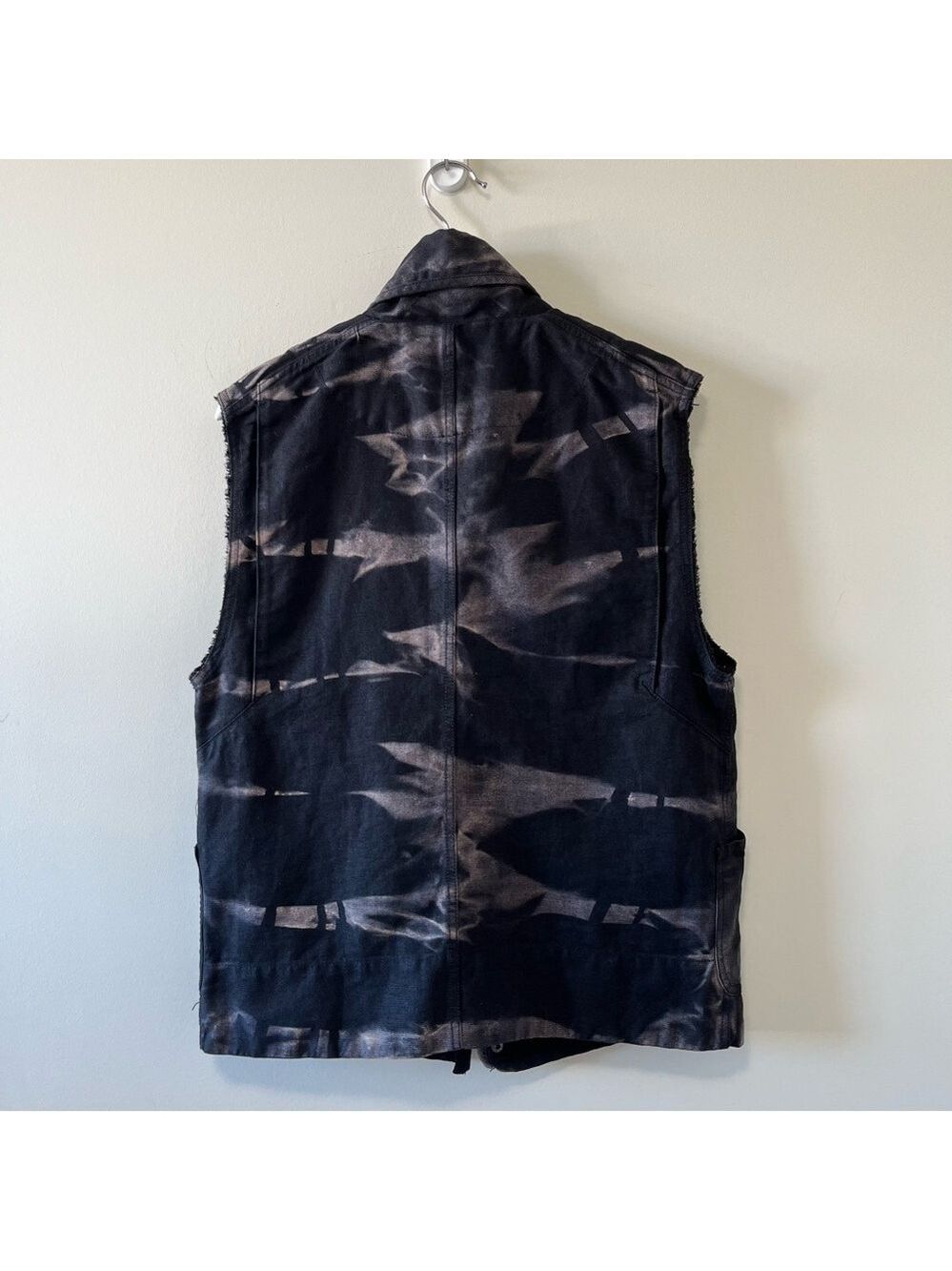 ARITZIA Wilfred Linn Linen Blend Tie Dye Vest - Picture 3 of 9